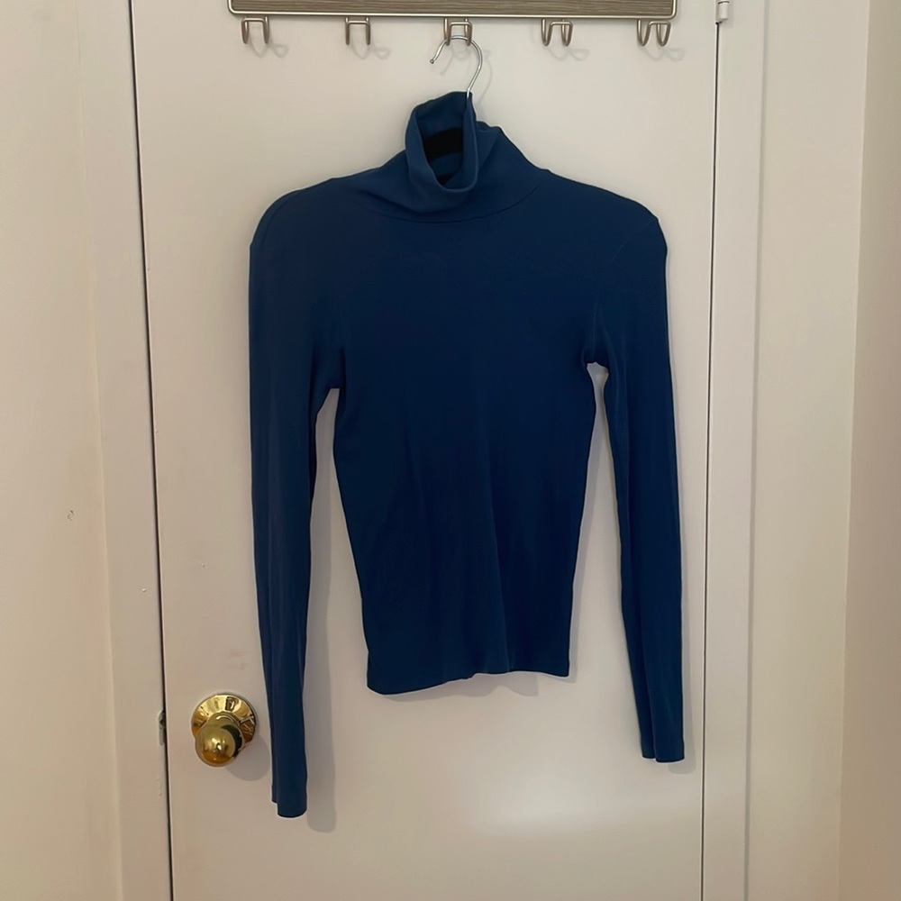 Everlane blue turtleneck size XS